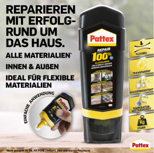 Pattex Colle universelle 100 % Repair, tube 50 g, blister