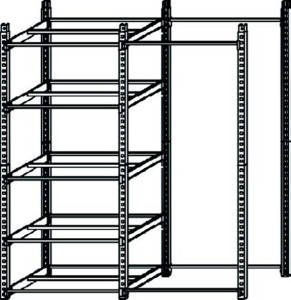 PAPERFLOW Etagère de stockage RANG'ECO, élément de base