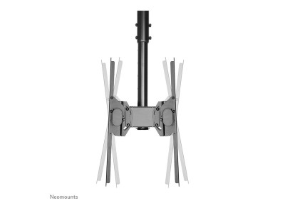 NewStar : CEILING MOUNT DUAL 32-60IN TILT/ROTATE BLACK