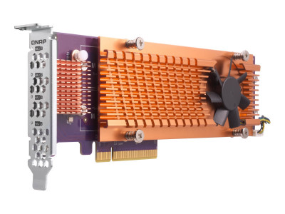 Qnap : QUAD M.2 PCIE SSD EXPANS card SUPPORTS UP TO FOUR M.2 2280