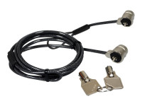 Port Technology : TWIN HEAD KEYED SECURITY cable