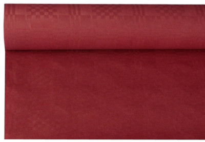 PAPSTAR Nappe damassée, rouleau, (l)1,0 x (L)50 m, rouge