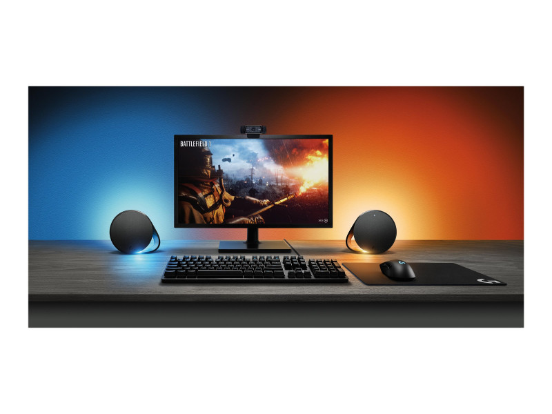 Haut-parleurs gaming pour PC RVB Logitech G560 avec éclairage