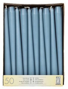 PAPSTAR Bougie de chandelier, 22 mm, pack de 50, vert citron