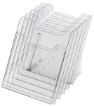 EXACOMPTA mur portrait A4 porte-brochure, 5 compartiments, clair EXACOMPTA mur portrait A4 porte-brochure, 5 compartiments, clair