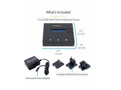 Startech : 1:2 STANDALONE USB2.0 FLASH drive DUPLICATOR ! ERASER