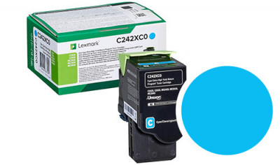 Lexmark C242XC0 Toner Cyan 3 500 pages LRP