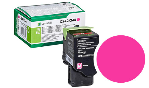 Lexmark C242XM0 Toner Magenta 3 500 pages LRP