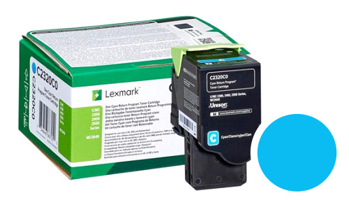 Lexmark C2320C0 Toner Cyan 1 000 pages LRP