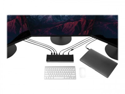 Startech : USB-C DOCK TRIPLE 4K MNTR 2X DP + HDMI - 100W USB PD