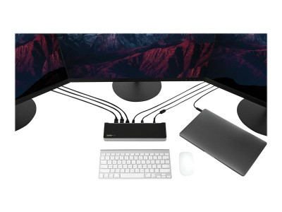 Startech : USB-C DOCK TRIPLE 4K MNTR 2X DP + HDMI - 100W USB PD