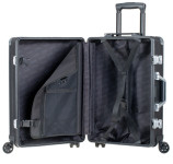 Alumaxx Trolley de voyage, en aluminium, noir mat Alumaxx Trolley de voyage, en aluminium, noir mat