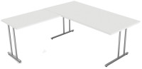 Kerkmann bureau démarrer avec des pièces jointes, (B) 1800 mm, blanc Kerkmann bureau démarrer avec des pièces jointes, (B) 1800 mm, blanc
