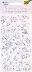 folia Autocollant métallisé Mermaid, feuille: 95 x 175 mm