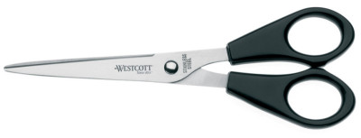 WESTCOTT Ciseaux de bureau, longueur: 155 mm, noir