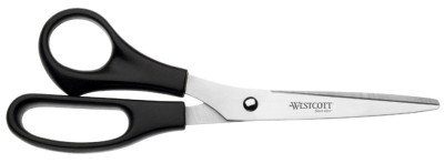 WESTCOTT Ciseaux de bureau, longueur: 210 mm, noir