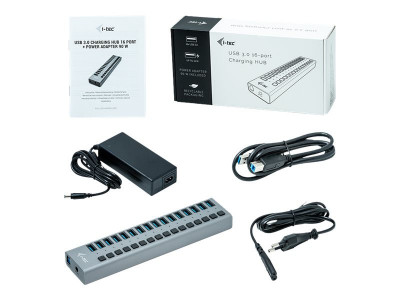 I-Tec : I-TEC USB 3.0 HUB 16 PORT 90 W I-TEC USB 3.0 HUB 16 PORT 90 W