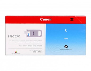 Canon PFI-703C cartouche d'encre Cyan pour imprimante grand format imagePROGRAF IPF