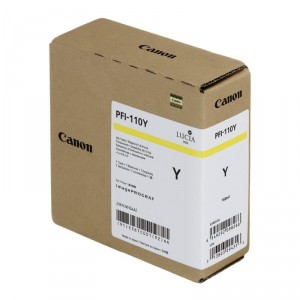 Canon cartouche encre PFI-110Y Jaune 160ml pour TX-X000