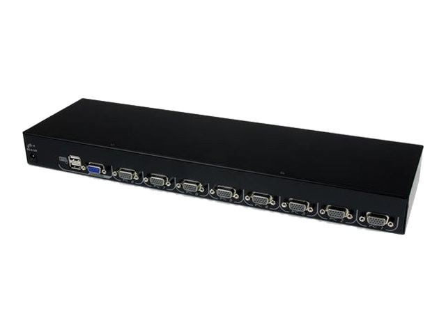 Switch/Commutateur KVM à 8 Ports x 2 Utilisateurs avec Écran LCD