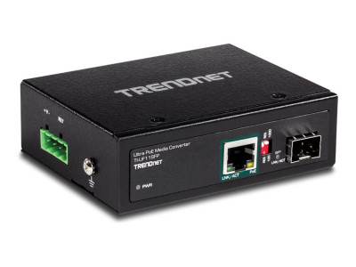 TrendNet : HARDENED INDUSTR SFP TO GIGABIT UPOE MEDIA CONVERTER