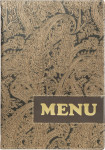 Portefeuille menus Securit Paisley, A4