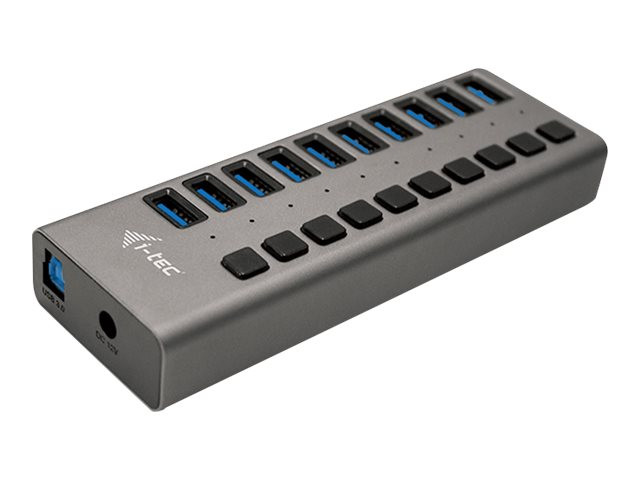 I-Tec : I-TEC USB 3.0 HUB 10 PORT 48 W I-TEC USB 3.0 HUB 10 PORT 48 W