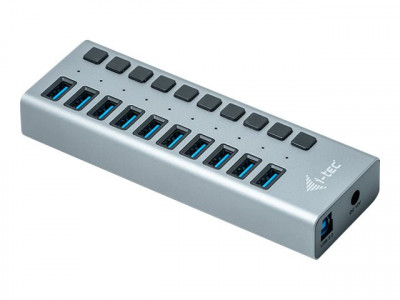 I-Tec : I-TEC USB 3.0 HUB 10 PORT 48 W I-TEC USB 3.0 HUB 10 PORT 48 W