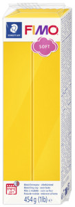 FIMO SOFT Pâte à modeler, à cuire, jaune soleil