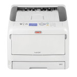OKI PRO8432wt Imprimante laser couleur A3 à encre blanche pour textile, packaging et vitrophanie