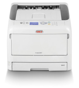 OKI PRO8432wt Imprimante laser couleur A3 à encre blanche pour textile, packaging et vitrophanie