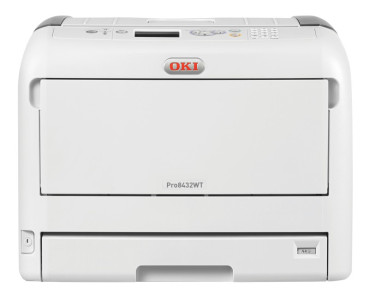 OKI PRO8432wt Imprimante laser couleur A3 à encre blanche pour textile, packaging et vitrophanie