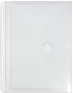 ELBA Pochettes à soufflet, A4, PP, 0,2 mm, transparent