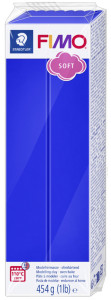 FIMO SOFT Pâte à modeler, à cuire, bleu brillant