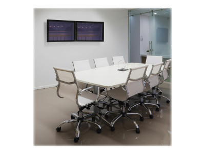 Ergotron : HX WALL DUAL MONITOR ARM WHITE .