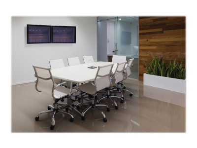 Ergotron : HX WALL DUAL MONITOR ARM WHITE .