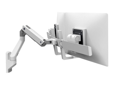 Ergotron : HX WALL DUAL MONITOR ARM WHITE .