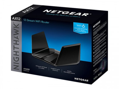 Netgear : AX6000 NIGHTHAWK 12-STR.ROUTER DUAL BAND. AX12