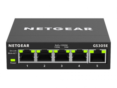 Netgear : 5-PORT GB SMART MGD PLUS SWITCH METAL HOUSING