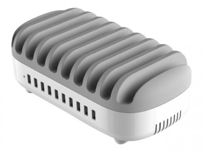 compulocks : 10PORTUSB CHARGIND DOCK STATION WHITE EU PLUGS