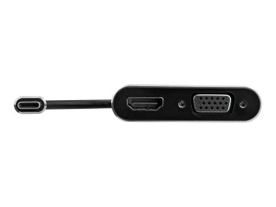 Startech : USB-C TO VGA et HDMI ADAPTER 2IN1 4K 30HZ SPACE GRAY