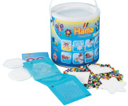 Hama Bügelperlen plaques midi + 5 broches, des seaux, 20.000