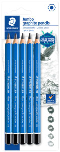 STAEDTLER crayon jumbo Mars Lumograph, 5 blister