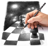 STAEDTLER Crayon Mars Lumograph black, degré de dureté: HB