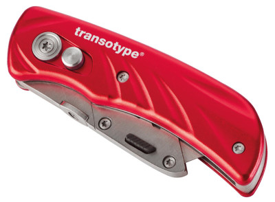 transotype Cutter PRO, boîtier en aluminium, rouge