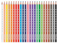 Pelikan crayons triangulaires mince, boîte en carton 24er