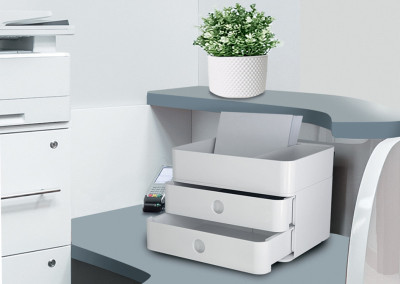 HAN Schubladenbox SMART-BOX ainsi ALLISON, gris granit