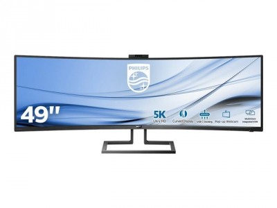 Philips : 49IN VA CURVED LED MONITOR 5120 X 1440 1 X USB-C 3.1