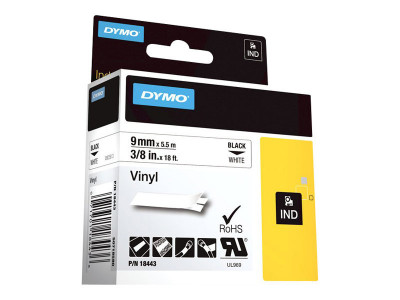 Dymo : ID1-9-1500 WHITE VINYL