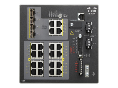 Cisco : IE 4000 16 X RJ45 10/100M 4X1G COMBO LAN BASE